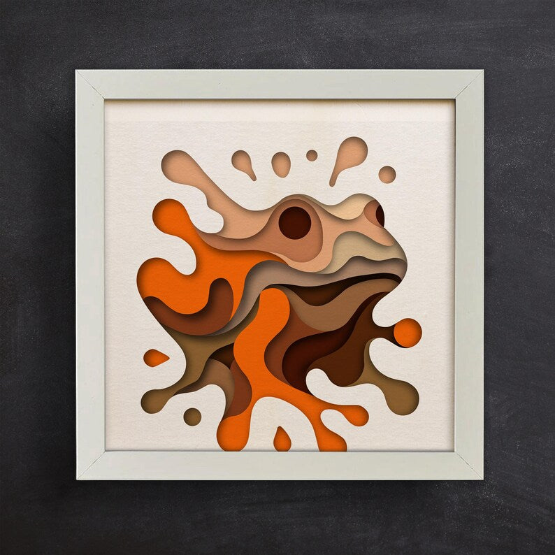 Colorful Frog SVG