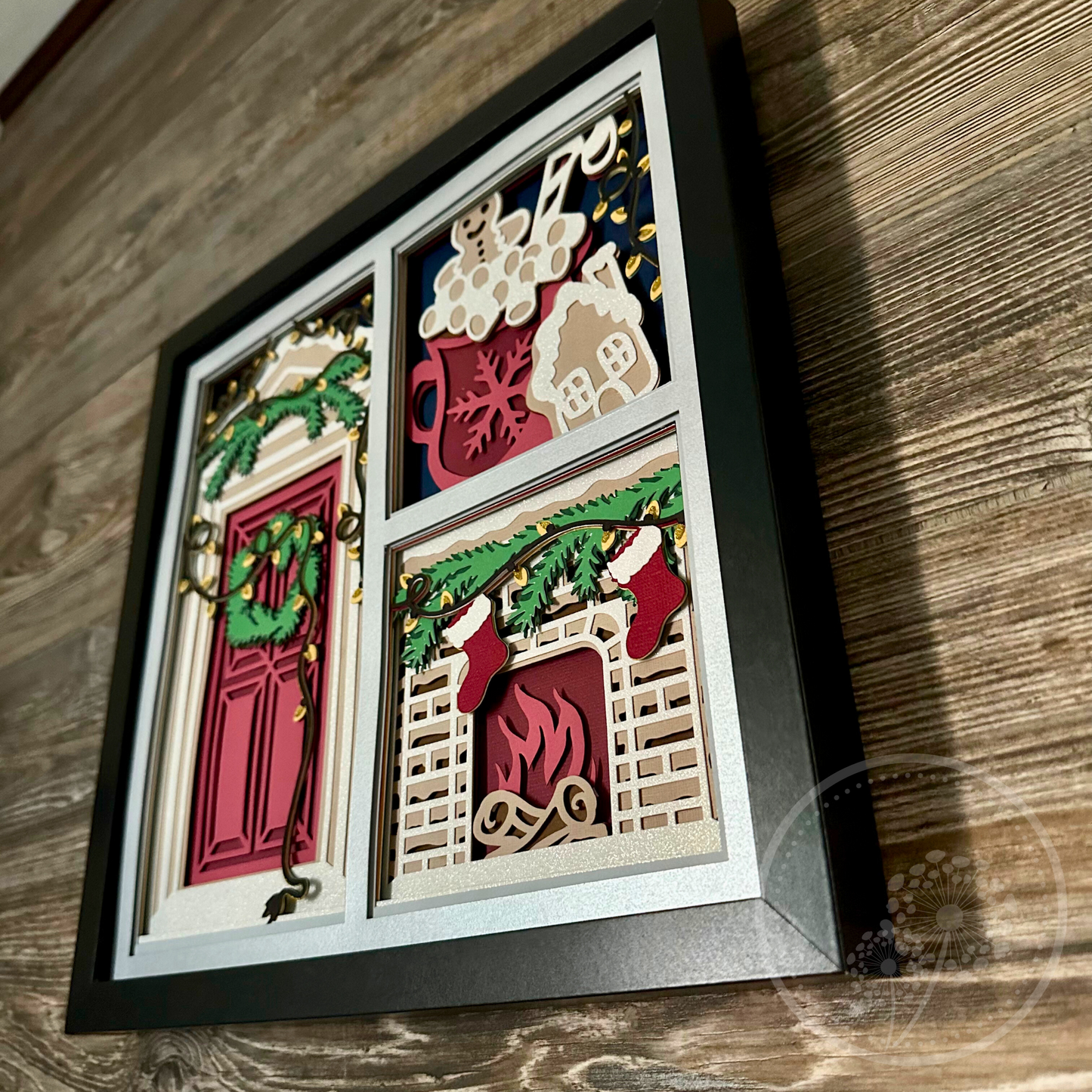 Christmas Door Panel Shadowbox
