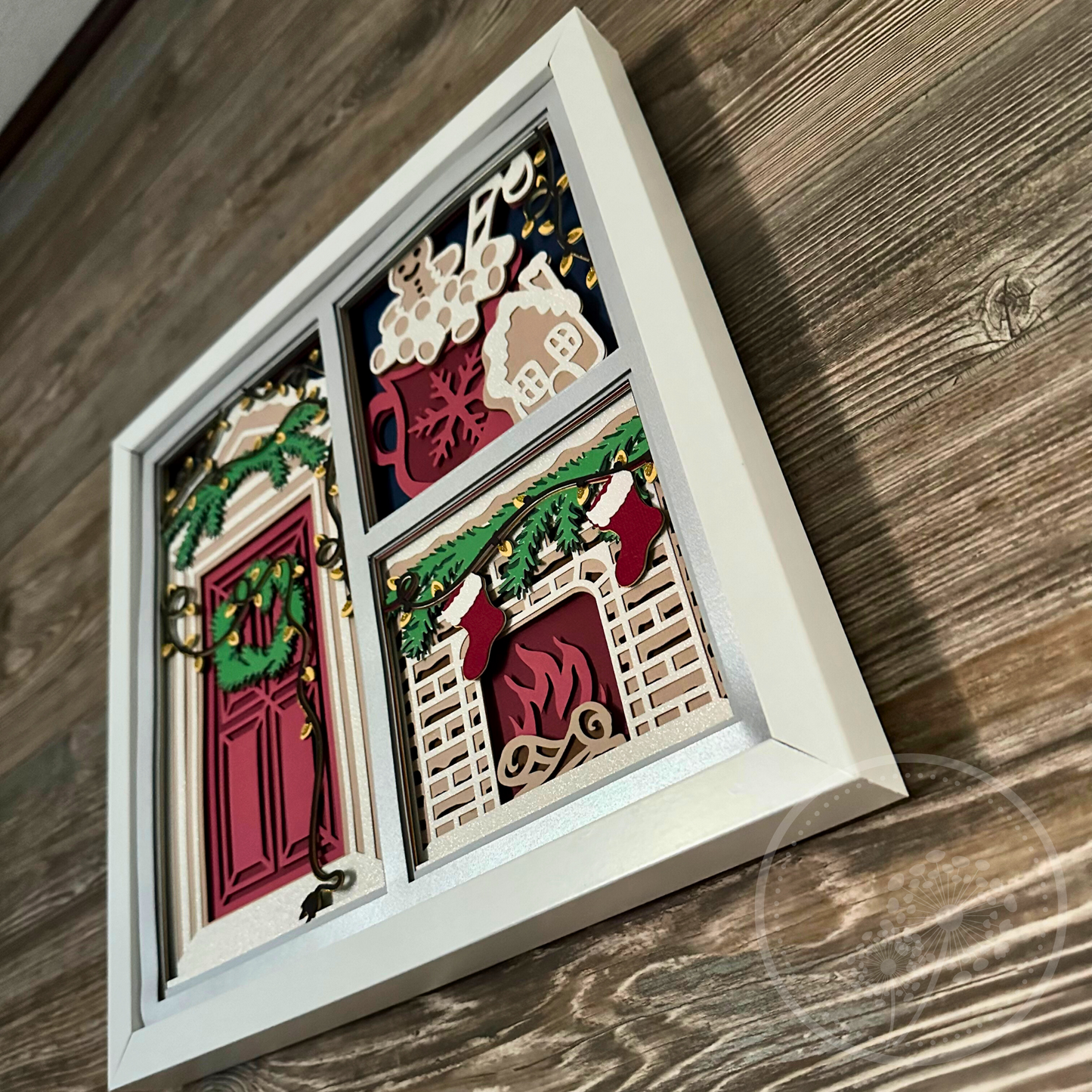 Christmas Door Panel Shadowbox