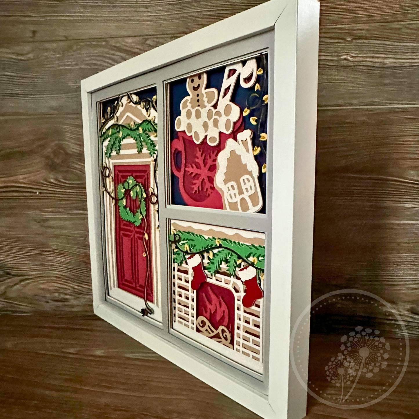 Christmas Door Panel Shadowbox