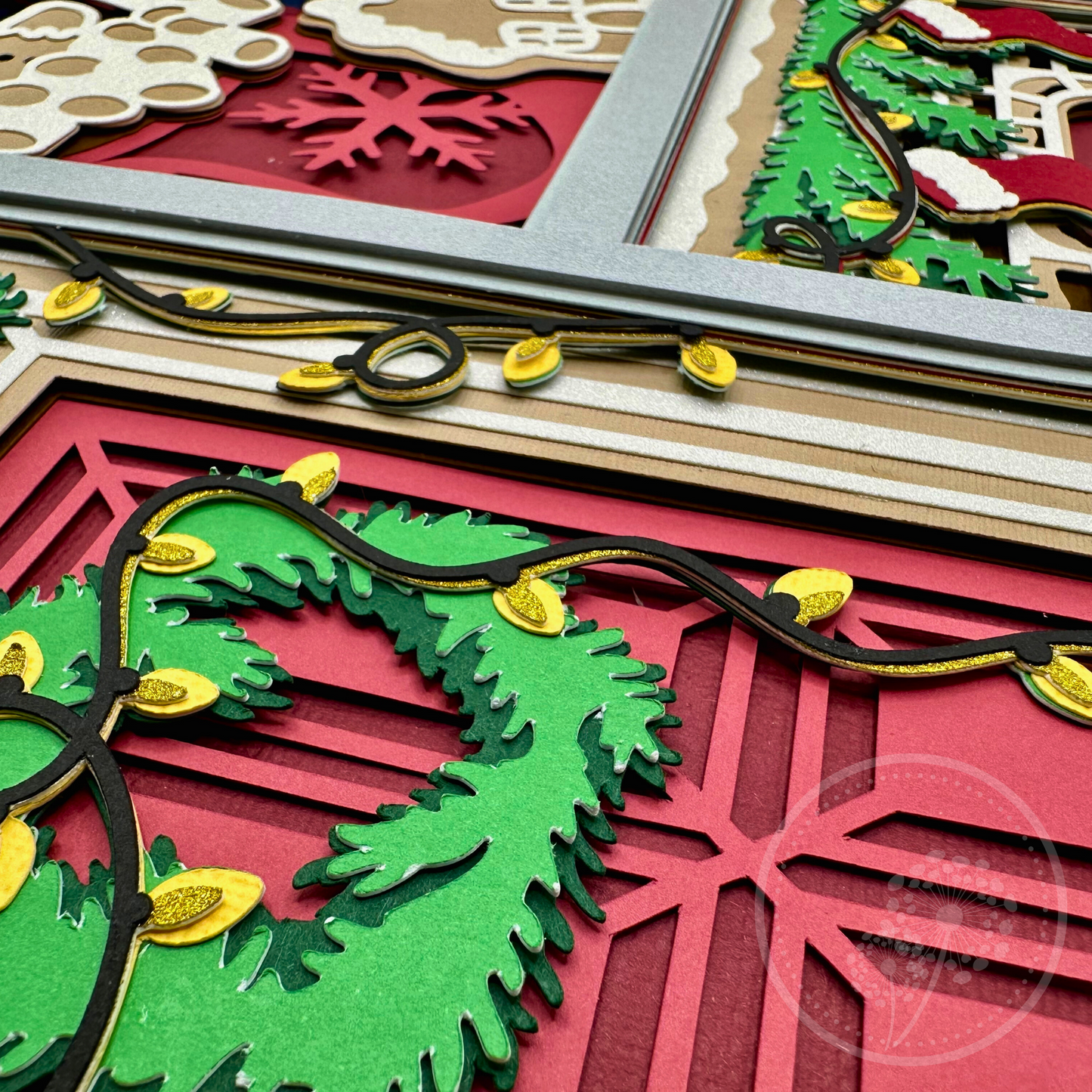 Christmas Door Panel Shadowbox