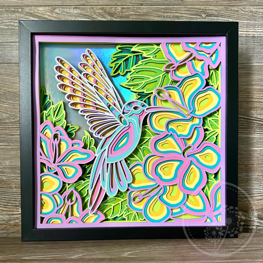 Hummingbird Shadowbox