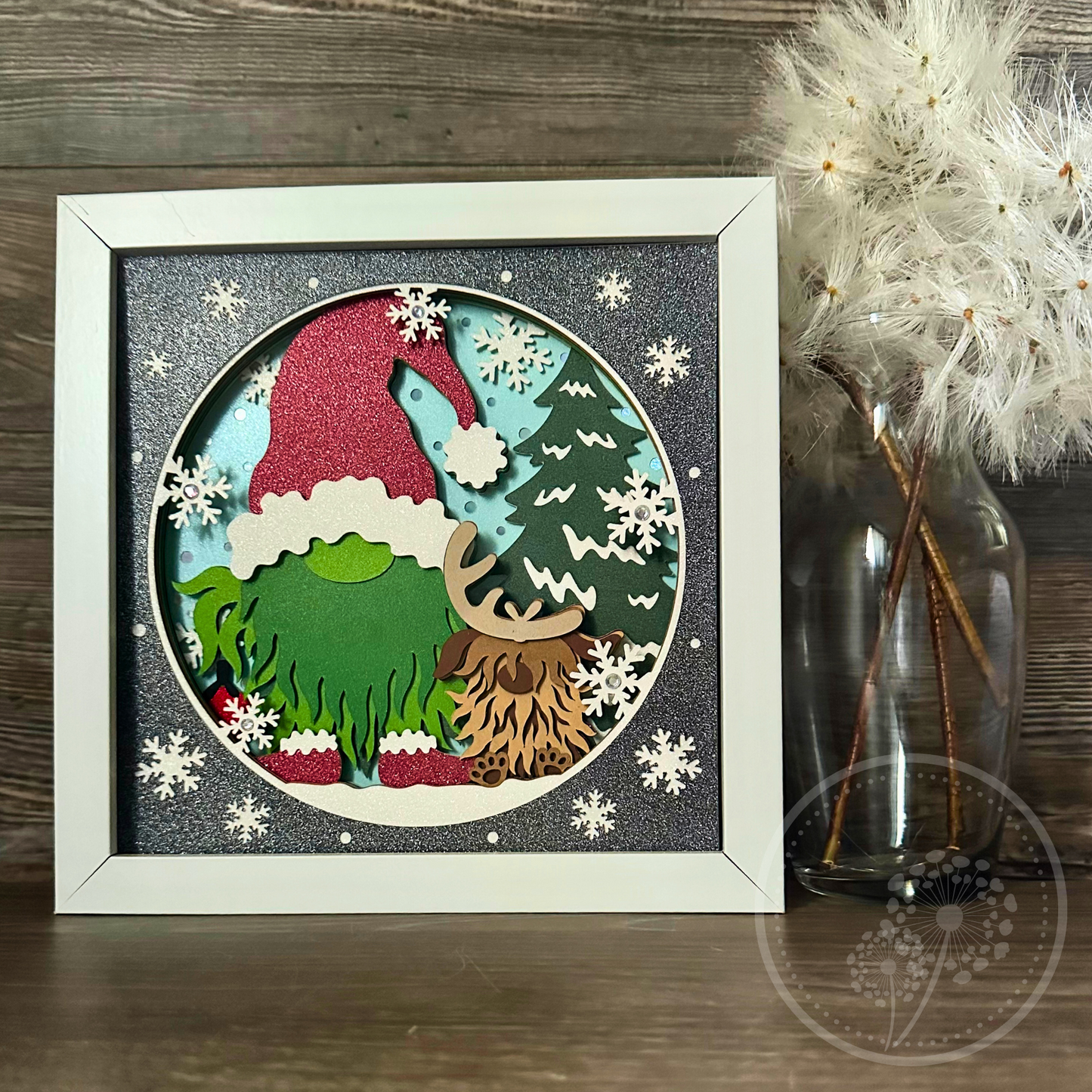 Grinch Gnome Shadowbox