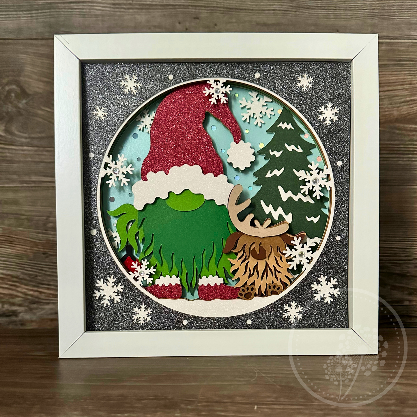 Grinch Gnome Shadowbox