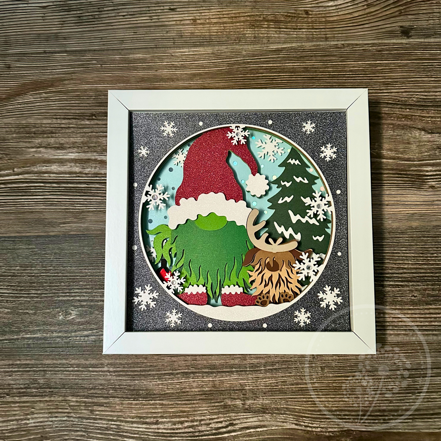 Grinch Gnome Shadowbox