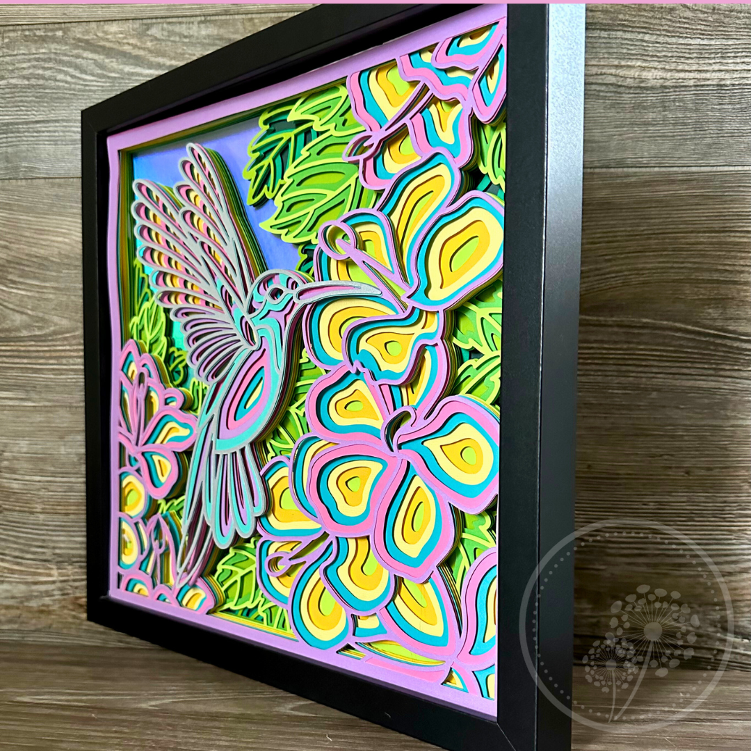 Hummingbird Shadowbox