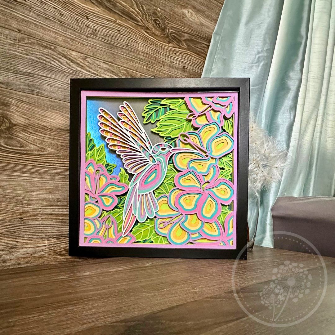 Hummingbird Shadowbox