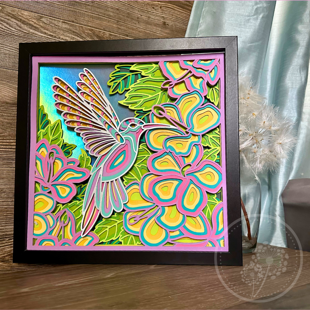 Hummingbird Shadowbox