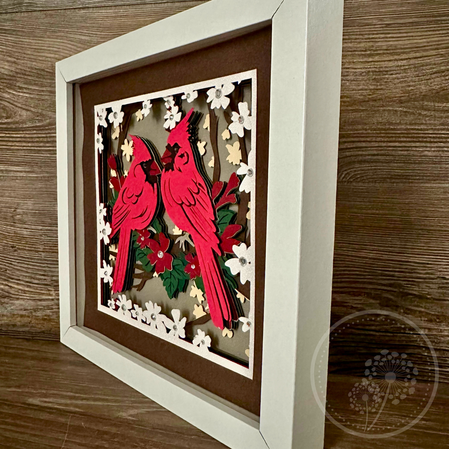 Cardinal Couple Shadowbox