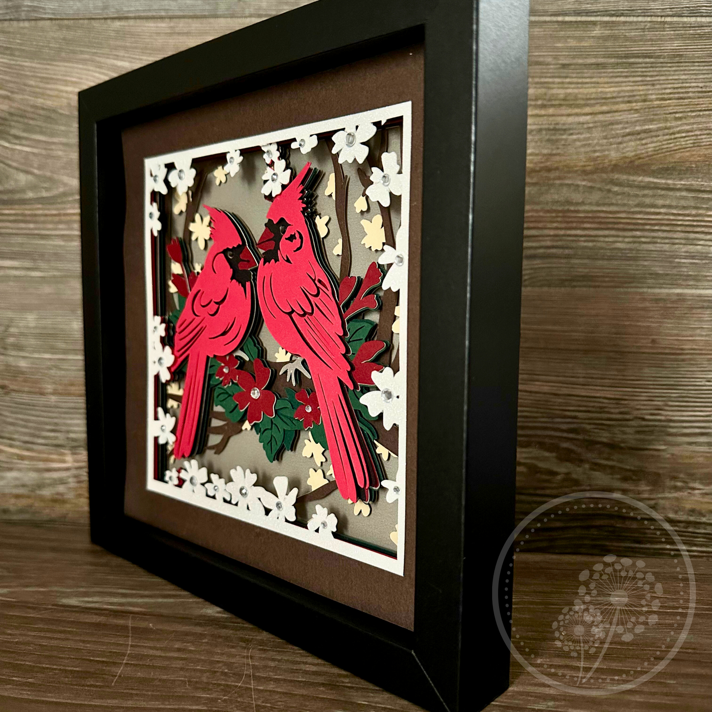 Cardinal Couple Shadowbox