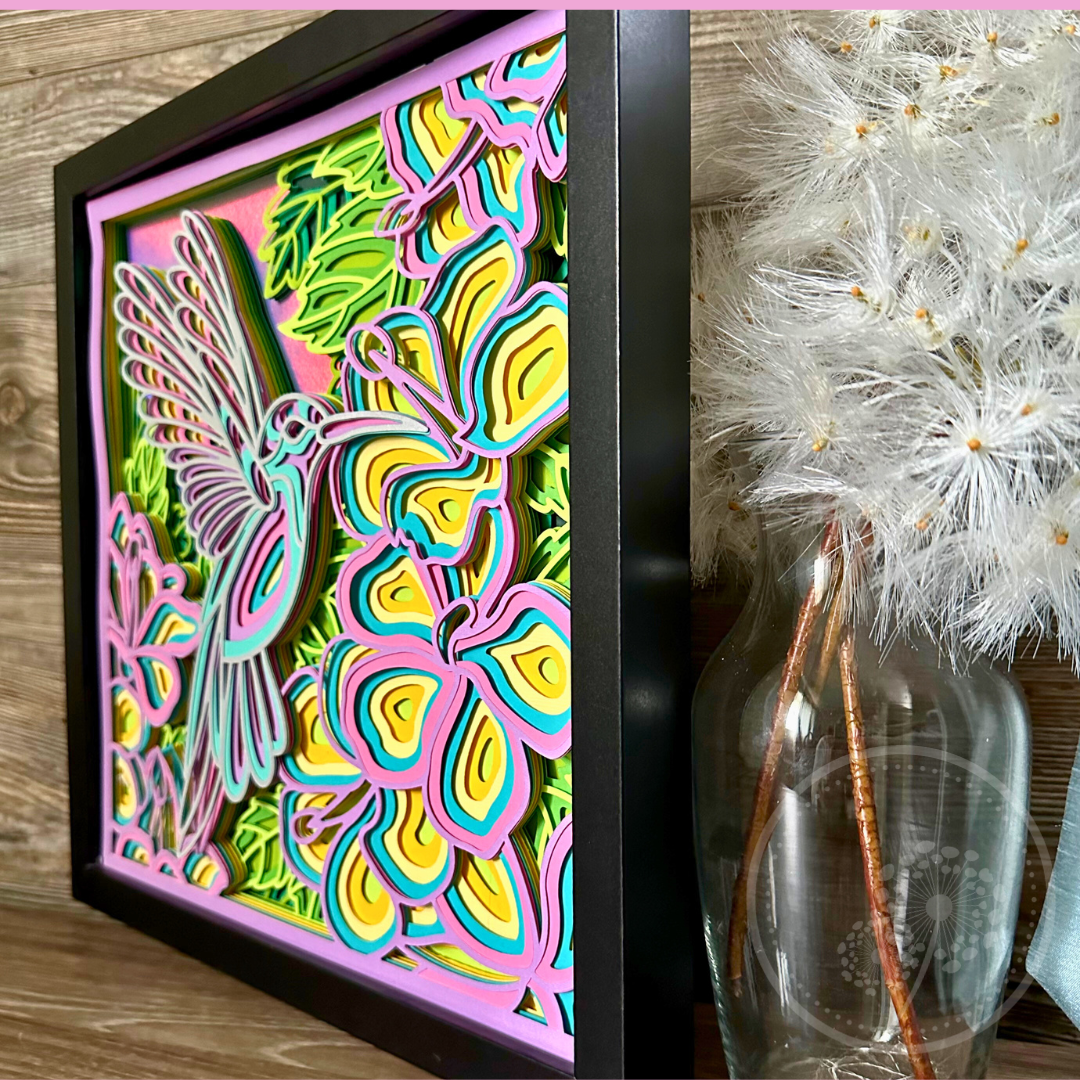 Hummingbird Shadowbox