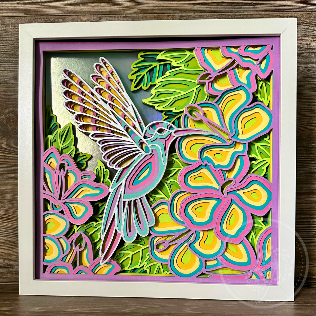 Hummingbird Shadowbox