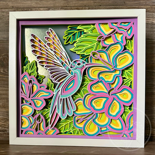 Hummingbird Shadowbox