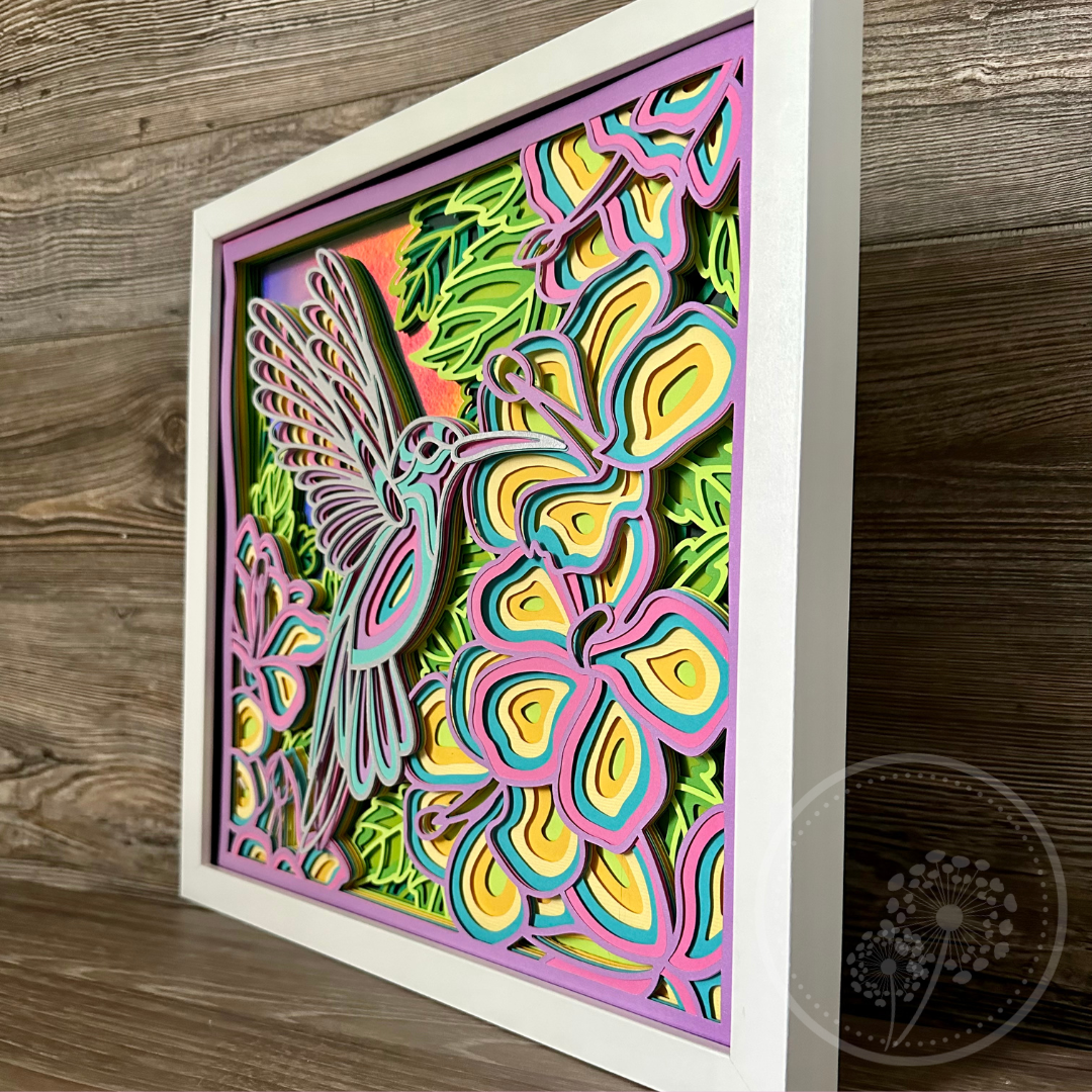 Hummingbird Shadowbox