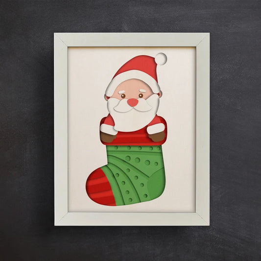 Santa Stocking SVG