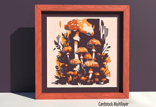 Mushroom Forest SVG