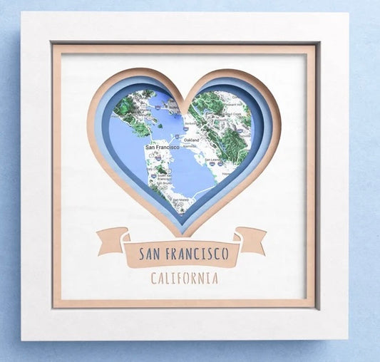 Heart Map SVG