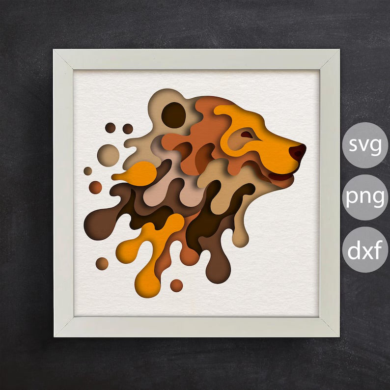 Colorful Bear SVG