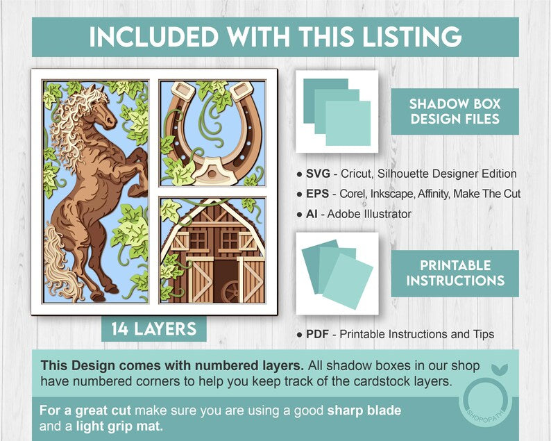 Horse Panel SVG