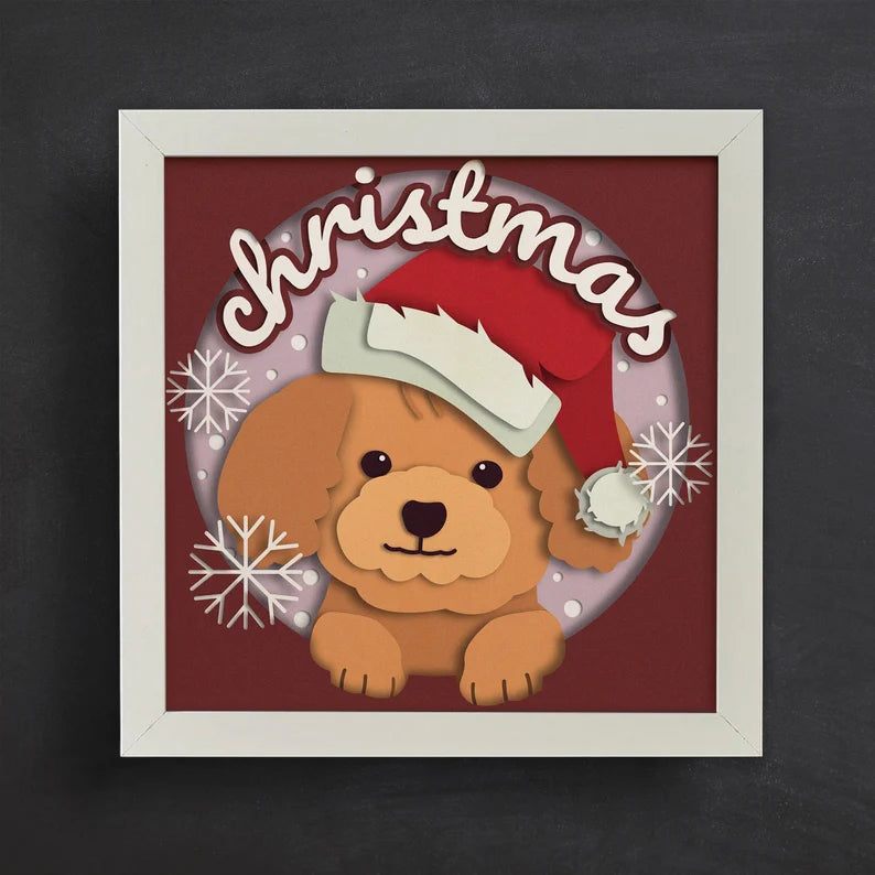 Christmas Dog SVG