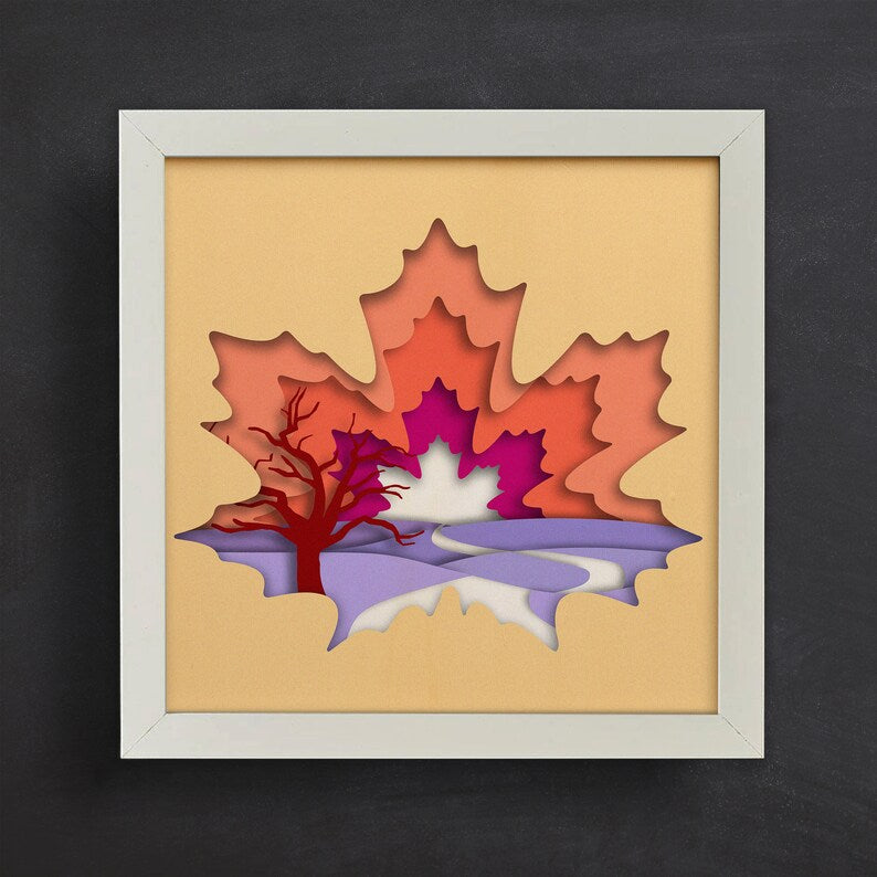 Leaf Scene SVG
