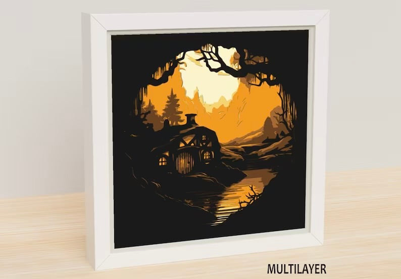 Hobbit Home SVG
