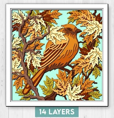 Fall Bird SVG