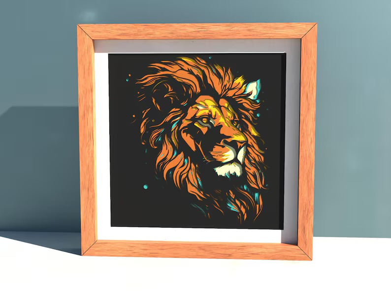 Lion Mandala SVG