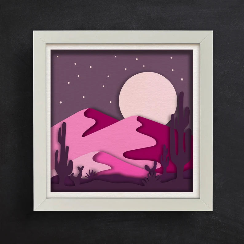 Moonlight Mountain SVG
