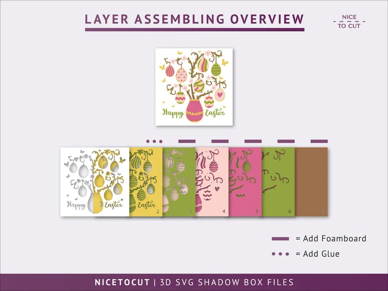 Easter Tree SVG