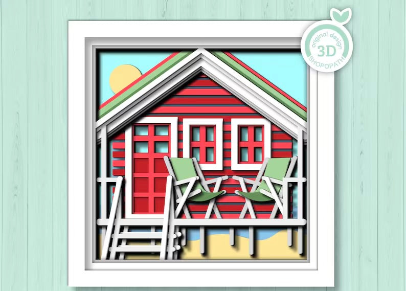 Beach House SVG