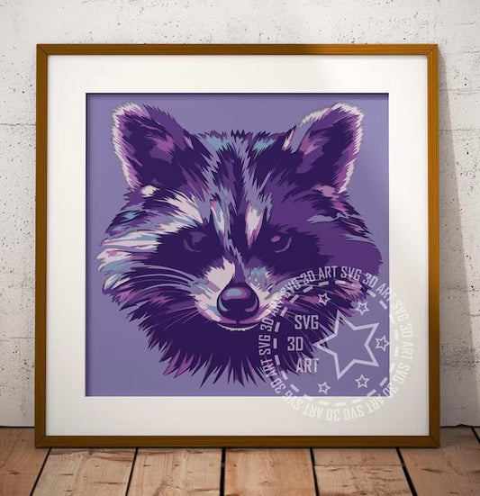Raccoon SVG