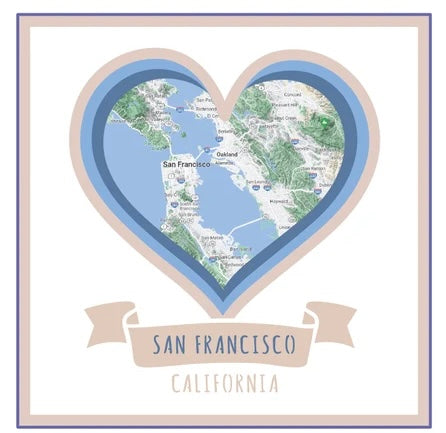 Heart Map SVG