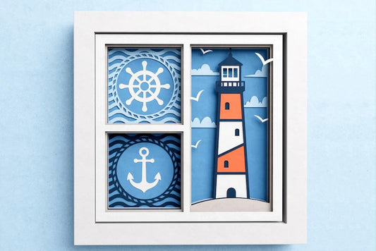 Lighthouse Grid SVG