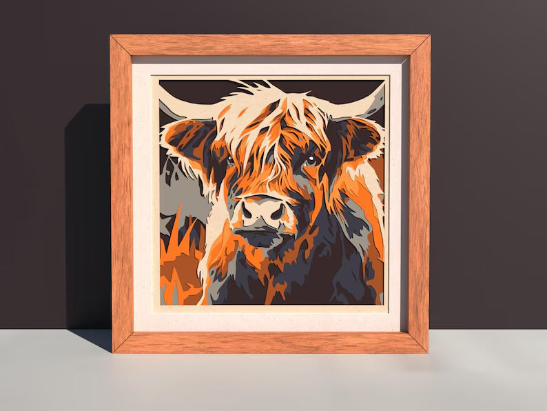 Highland Cow SVG