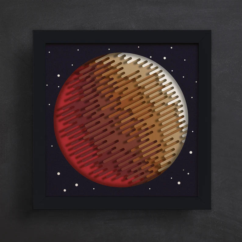 Planet in space SVG
