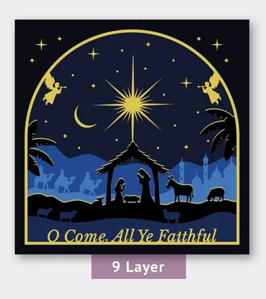 O Come all Ye Faithful SVG