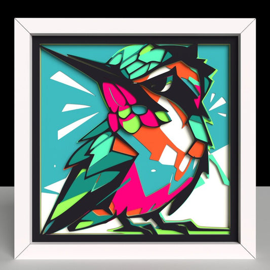 Hummingbird Mandala SVG