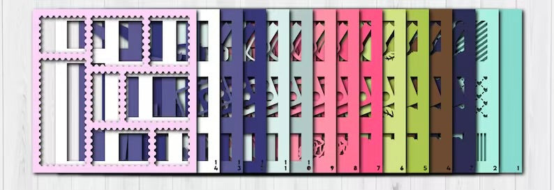 Beauty Tools Stamps SVG