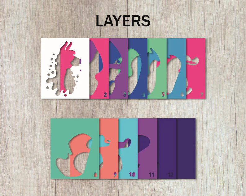 Colorful Llama SVG