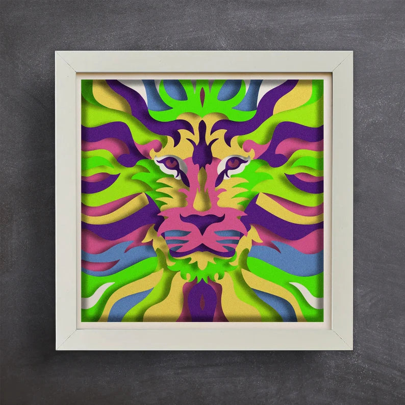 Lion Face SVG