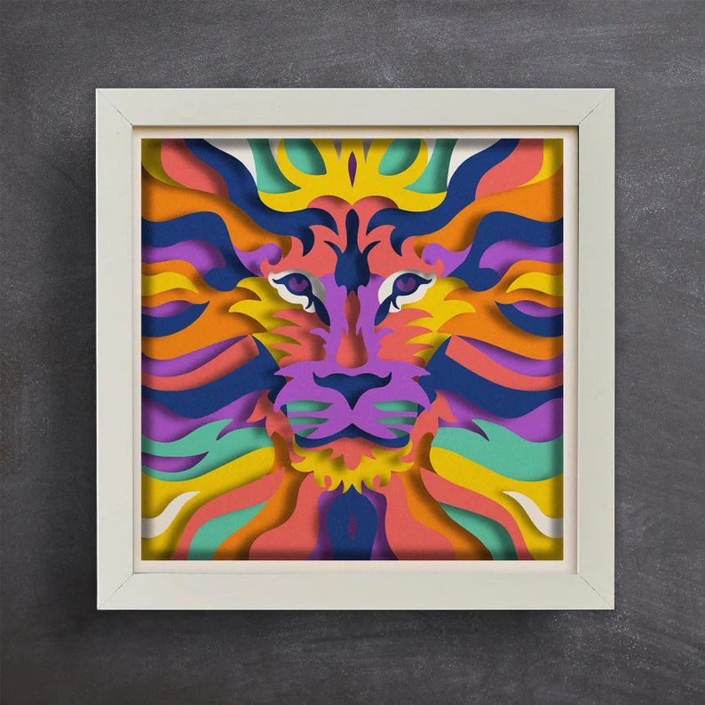 Lion Face SVG
