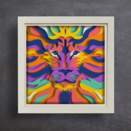 Lion Face SVG