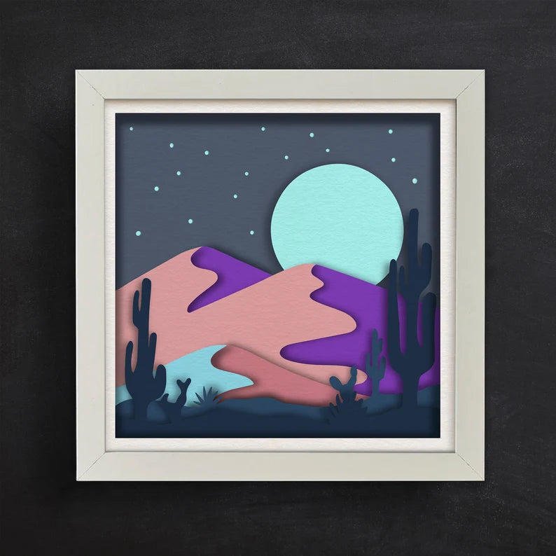 Moonlight Mountain SVG