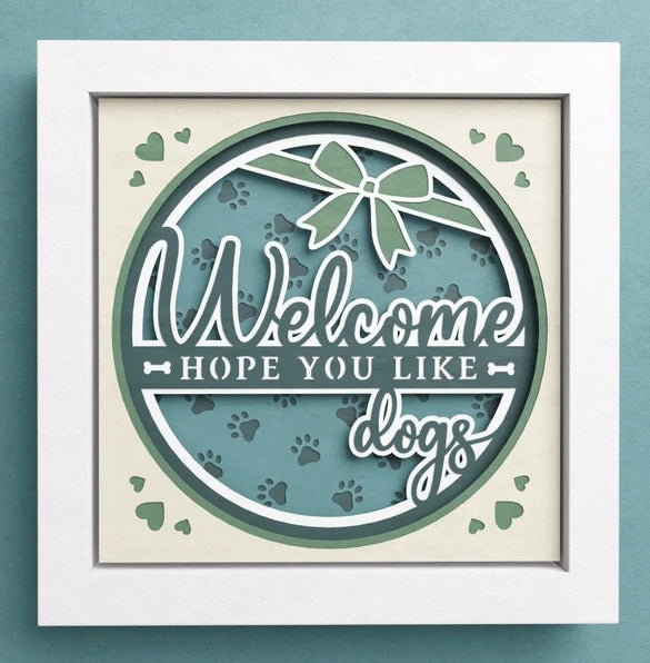 Welcome Dogs SVG