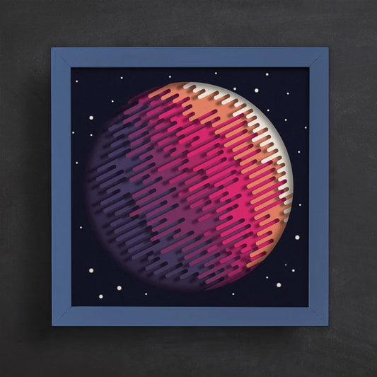 Planet in space SVG