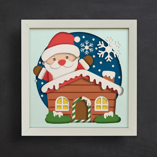 Santa House SVG