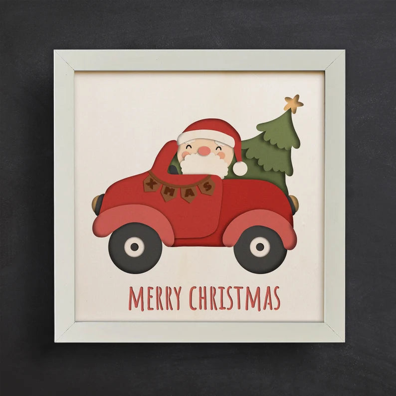 Christmas Car SVG