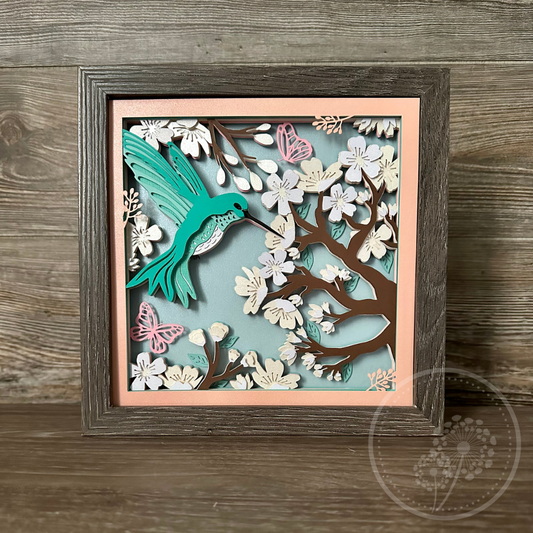 Hummingbird Shadowbox