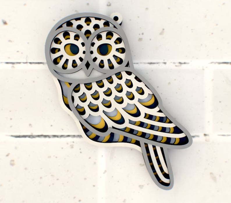 Owl Mandala SVG